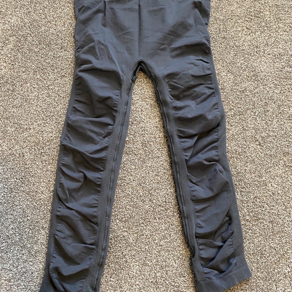 Sweaty Betty Grey Blue Compression Legging Tights